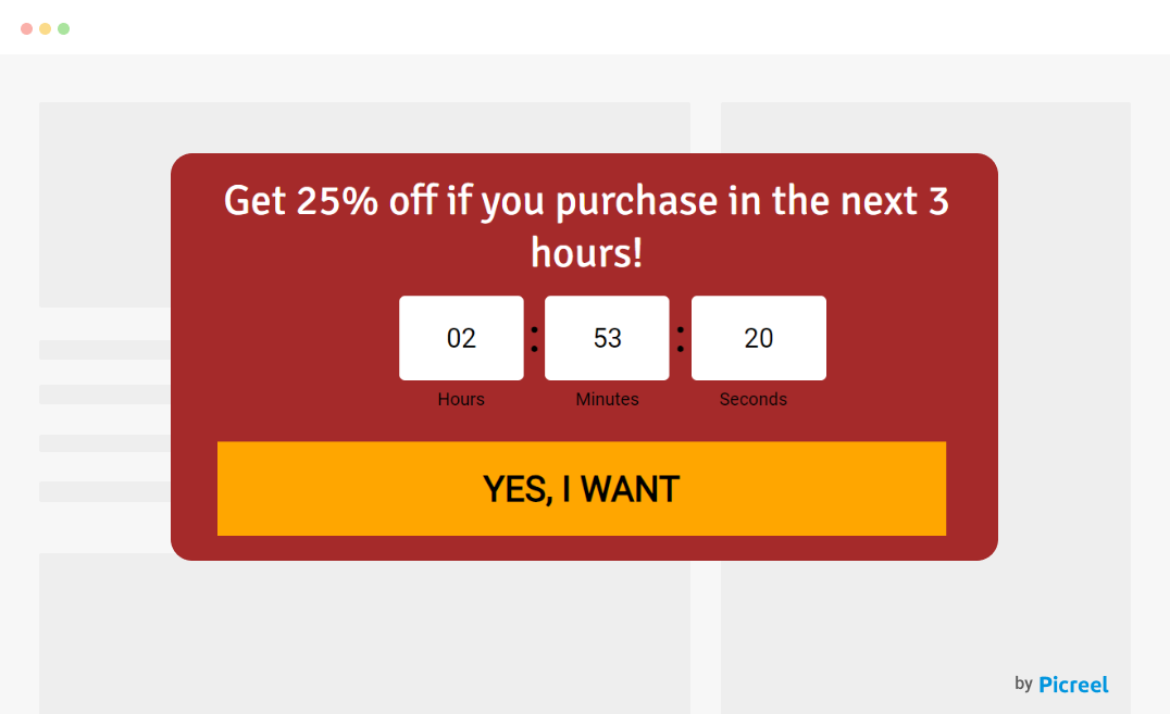 Limited-Time Discount Timer Popup