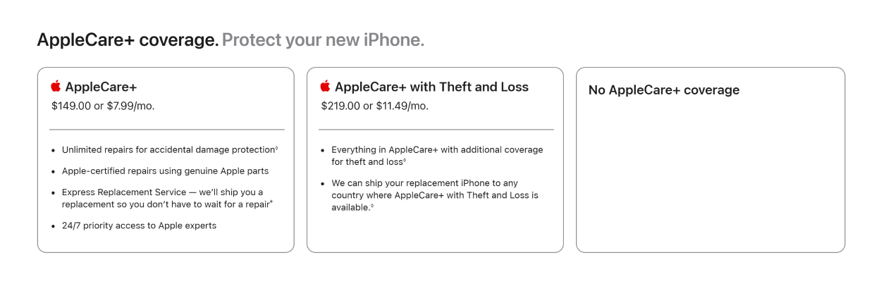 AppleCare+ Example