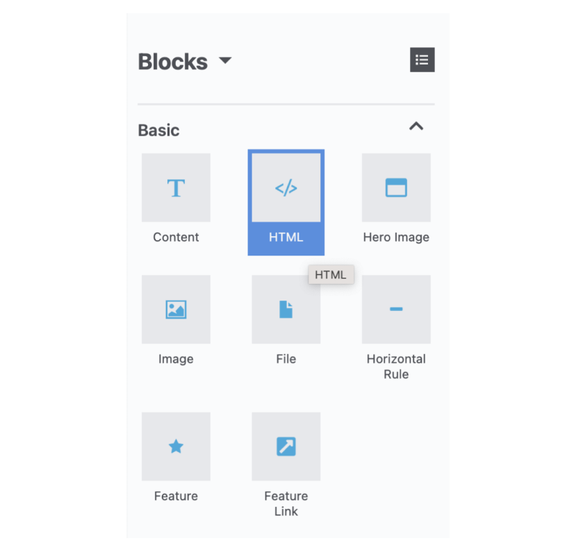 Add Block Type