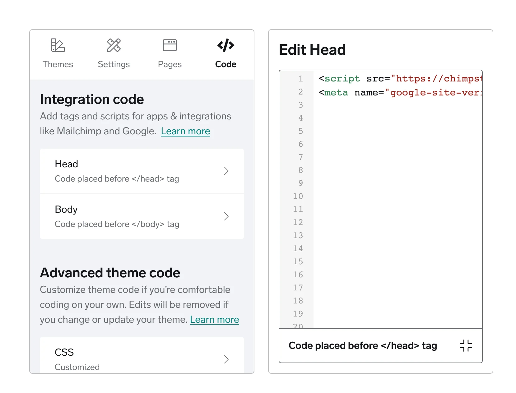 Picreel Embed Code