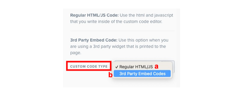 Custom Code Type