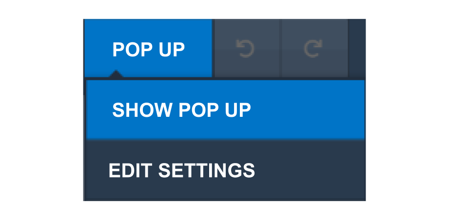 Access Popup Settings