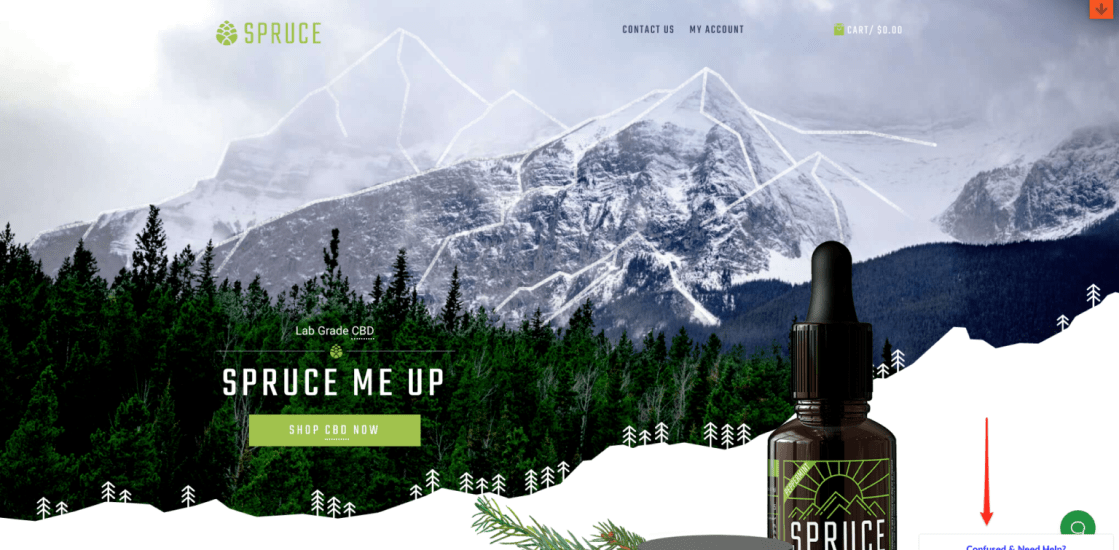 Spruce - Slide-in popup